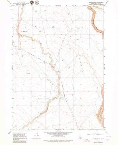 United States Geological Survey Roseworth SE, ID (1979, 24000-Scale) digital map