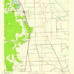 United States Geological Survey Rosharon, TX (1943, 24000-Scale) digital map