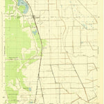 United States Geological Survey Rosharon, TX (1943, 31680-Scale) digital map