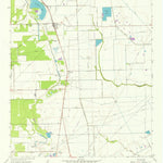 United States Geological Survey Rosharon, TX (1963, 24000-Scale) digital map