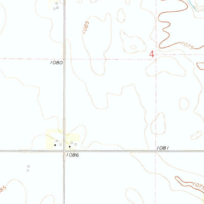 United States Geological Survey Rosholt, SD-MN (1972, 24000-Scale) digital map