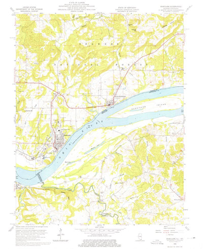 United States Geological Survey Rosiclare, IL-KY (1959, 24000-Scale) digital map