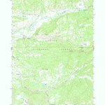 United States Geological Survey Rosies Ridge, WY (1965, 24000-Scale) digital map