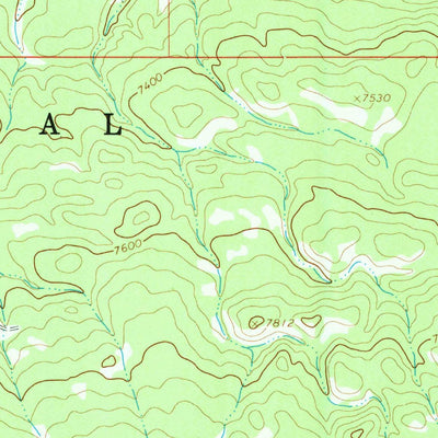 United States Geological Survey Rosies Ridge, WY (1965, 24000-Scale) digital map