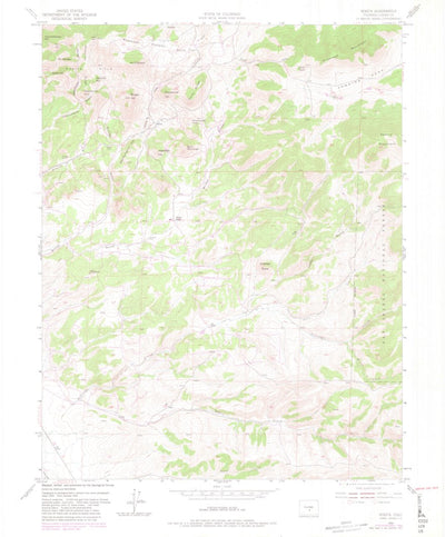 United States Geological Survey Rosita, CO (1954, 24000-Scale) digital map