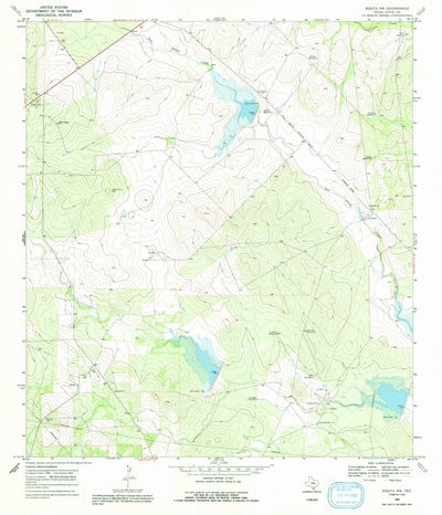 United States Geological Survey Rosita NW, TX (1969, 24000-Scale) digital map