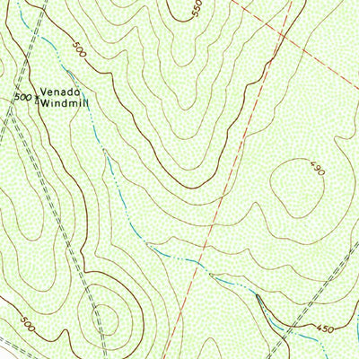 United States Geological Survey Rosita NW, TX (1969, 24000-Scale) digital map
