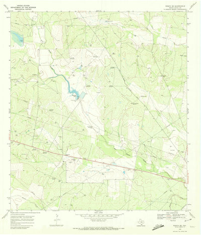 United States Geological Survey Rosita SE, TX (1969, 24000-Scale) digital map