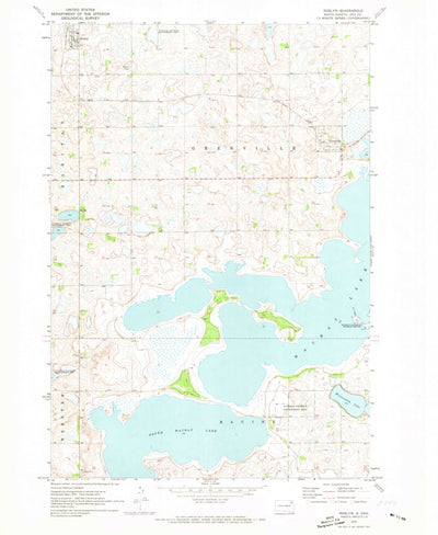 United States Geological Survey Roslyn, SD (1970, 24000-Scale) digital map