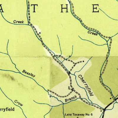 United States Geological Survey Rosman, NC (1935, 24000-Scale) digital map