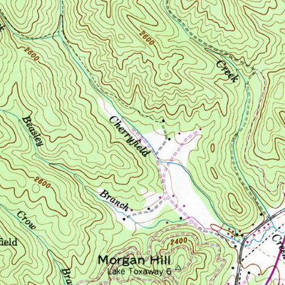 United States Geological Survey Rosman, NC (1945, 24000-Scale) digital map