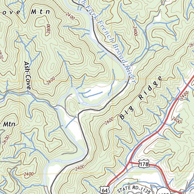 United States Geological Survey Rosman, NC (2022, 24000-Scale) digital map