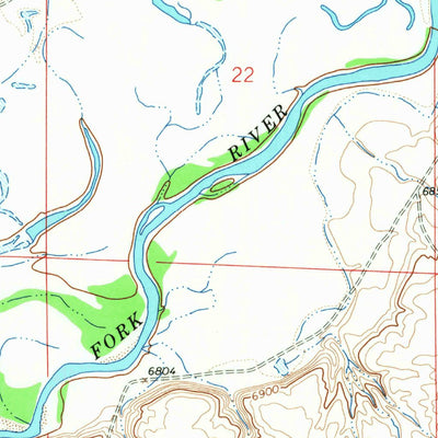 United States Geological Survey Ross Butte, WY (1964, 24000-Scale) digital map
