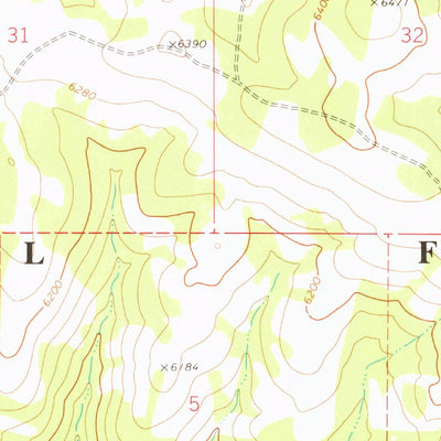 United States Geological Survey Ross Canyon, CA (1977, 24000-Scale) digital map