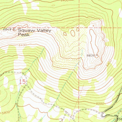 United States Geological Survey Ross Canyon, CA (1977, 24000-Scale) digital map