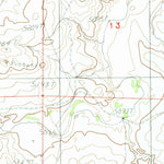 United States Geological Survey Ross Flat, WY (1984, 24000-Scale) digital map