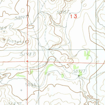 United States Geological Survey Ross Flat, WY (1984, 24000-Scale) digital map
