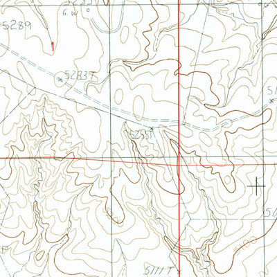 United States Geological Survey Ross Flat, WY (1984, 24000-Scale) digital map