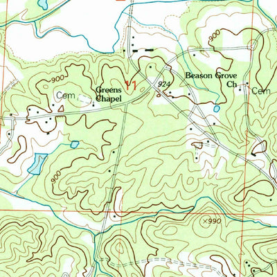 United States Geological Survey Ross Mountain, AL (2001, 24000-Scale) digital map
