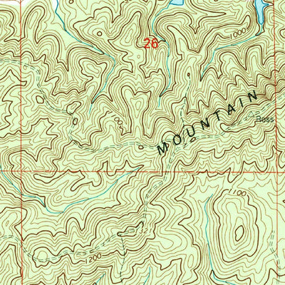 United States Geological Survey Ross Mountain, AL (2001, 24000-Scale) digital map