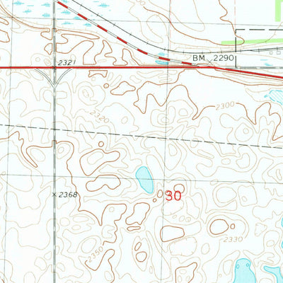 United States Geological Survey Ross, ND (1981, 24000-Scale) digital map