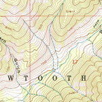 United States Geological Survey Ross Peak, ID (1964, 24000-Scale) digital map