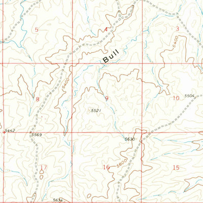 United States Geological Survey Ross, WY (1960, 62500-Scale) digital map