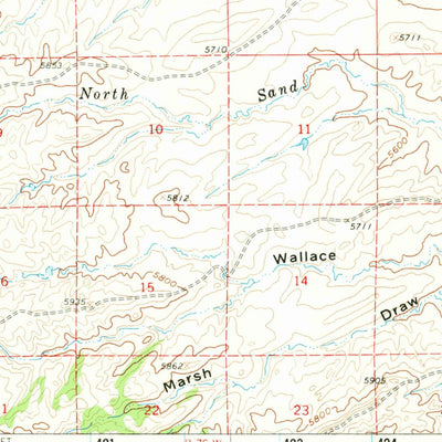 United States Geological Survey Ross, WY (1960, 62500-Scale) digital map