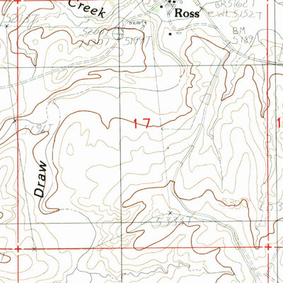 United States Geological Survey Ross, WY (1984, 24000-Scale) digital map
