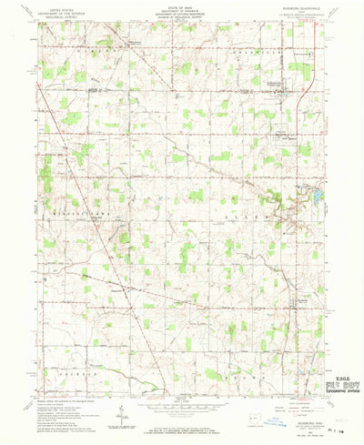 United States Geological Survey Rossburg, OH (1961, 24000-Scale) digital map