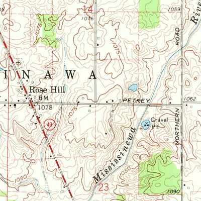 United States Geological Survey Rossburg, OH (1961, 24000-Scale) digital map