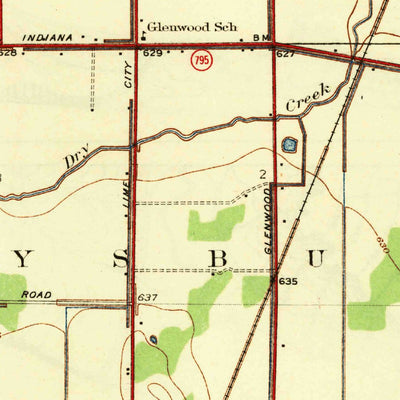 United States Geological Survey Rossford, OH (1938, 31680-Scale) digital map