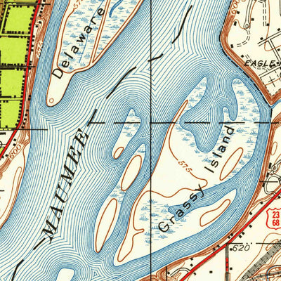 United States Geological Survey Rossford, OH (1951, 24000-Scale) digital map