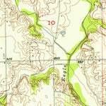 United States Geological Survey Rosston, IN (1953, 24000-Scale) digital map