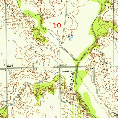 United States Geological Survey Rosston, IN (1953, 24000-Scale) digital map