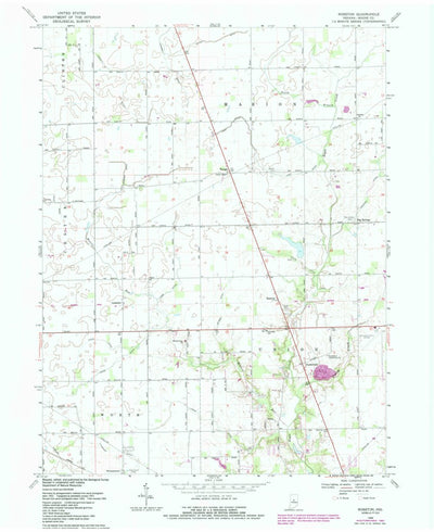 United States Geological Survey Rosston, IN (1969, 24000-Scale) digital map