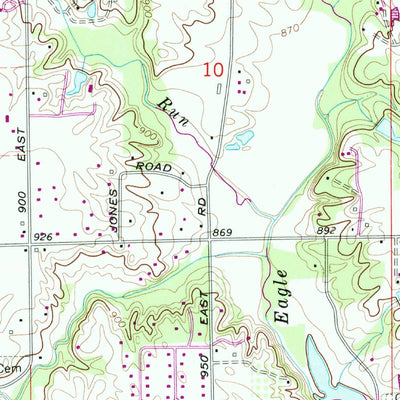 United States Geological Survey Rosston, IN (1969, 24000-Scale) digital map