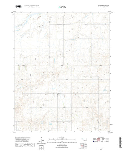 United States Geological Survey Rosston NE, OK (2022, 24000-Scale) digital map