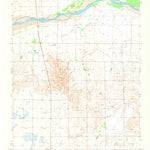 United States Geological Survey Rosston NW, OK (1970, 24000-Scale) digital map