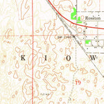 United States Geological Survey Rosston, OK (1971, 24000-Scale) digital map