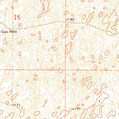 United States Geological Survey Rosston, OK (1971, 24000-Scale) digital map