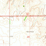 United States Geological Survey Rosston SE, OK (1971, 24000-Scale) digital map