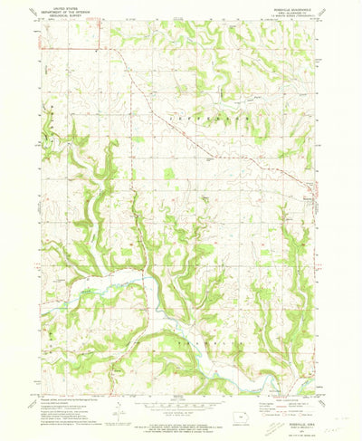 United States Geological Survey Rossville, IA (1971, 24000-Scale) digital map