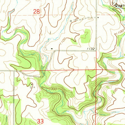 United States Geological Survey Rossville, IA (1971, 24000-Scale) digital map