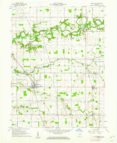 United States Geological Survey Rossville, IN (1961, 24000-Scale) digital map