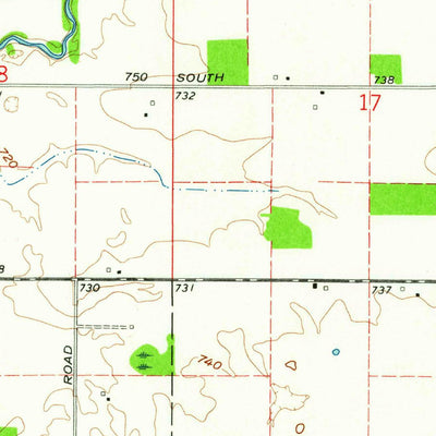 United States Geological Survey Rossville, IN (1961, 24000-Scale) digital map