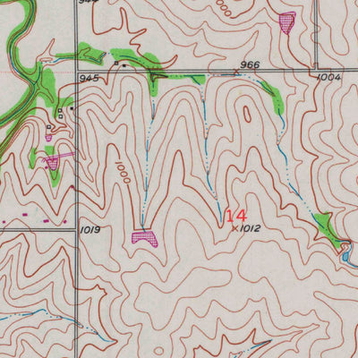 United States Geological Survey Rossville, KS (1952, 24000-Scale) digital map