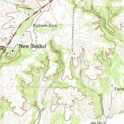 United States Geological Survey Rossville, TN (1965, 24000-Scale) digital map