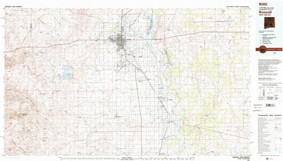 United States Geological Survey Roswell, NM (1979, 100000-Scale) digital map