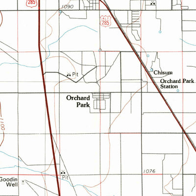 United States Geological Survey Roswell, NM (1979, 100000-Scale) digital map